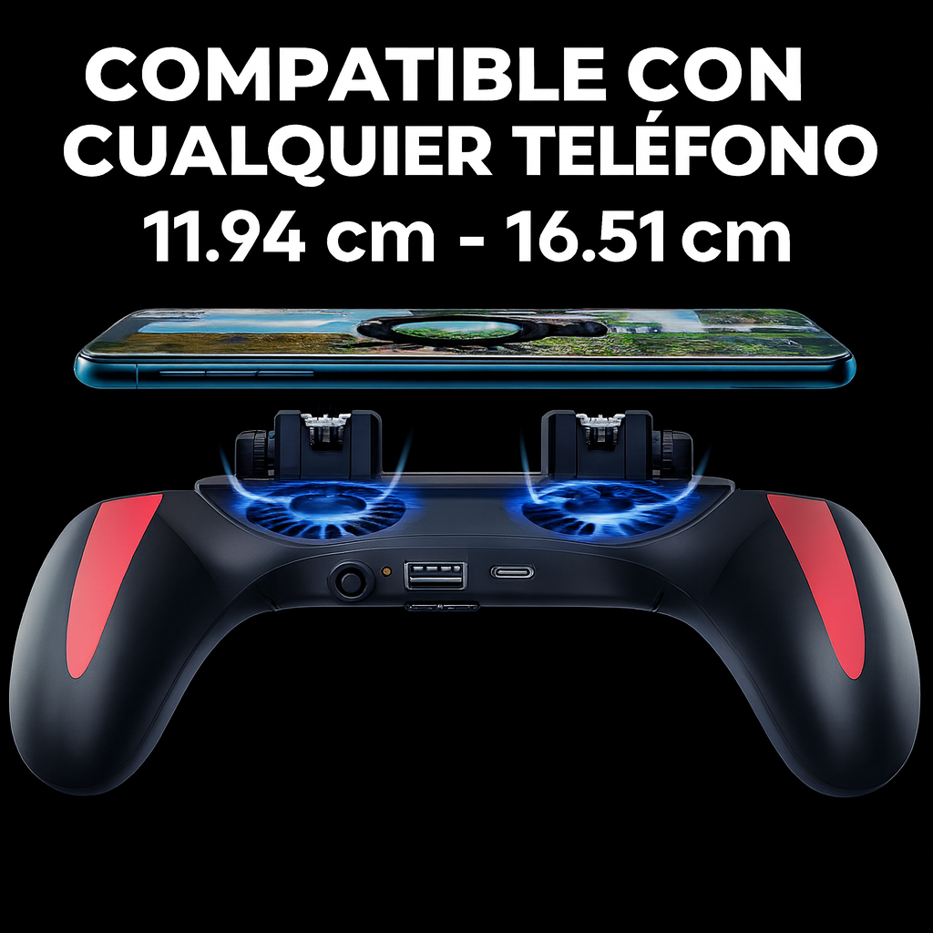 GamePad con Refrigeración Dual